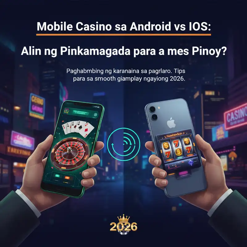 Paghahambing ng Mobile Casino sa Android at iPhone